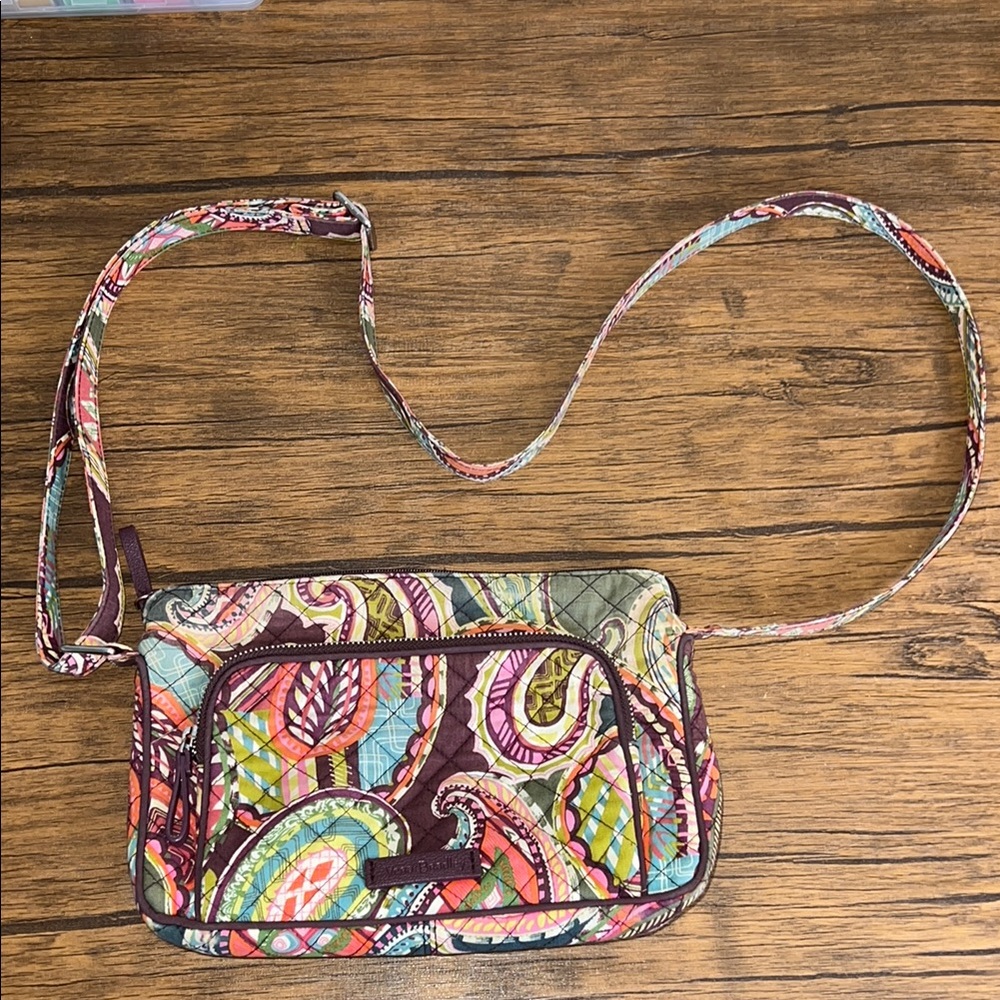 Vera Bradley Multicolor Paisley Crossbody Bag- OS